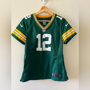 Women’s Green Bay Packers Aaron Rodgers Nike Green Game Jersey